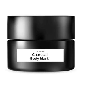 Charcoal body mask